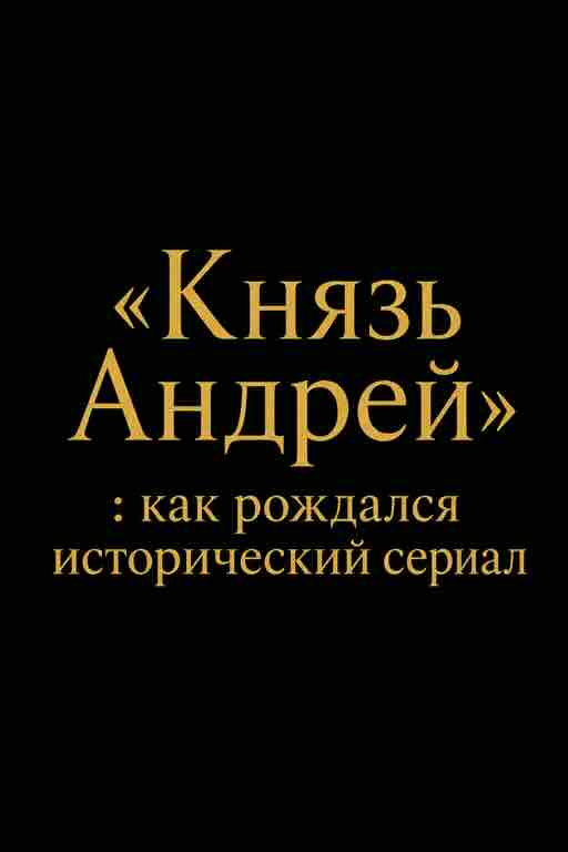 «Князь Андрей»: как рождался исторический сериал